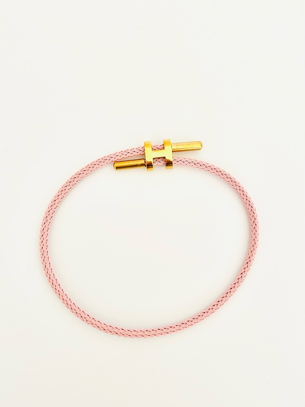 H Logo Adjustable Cable Rope Bracelet - Picture 4 of 5